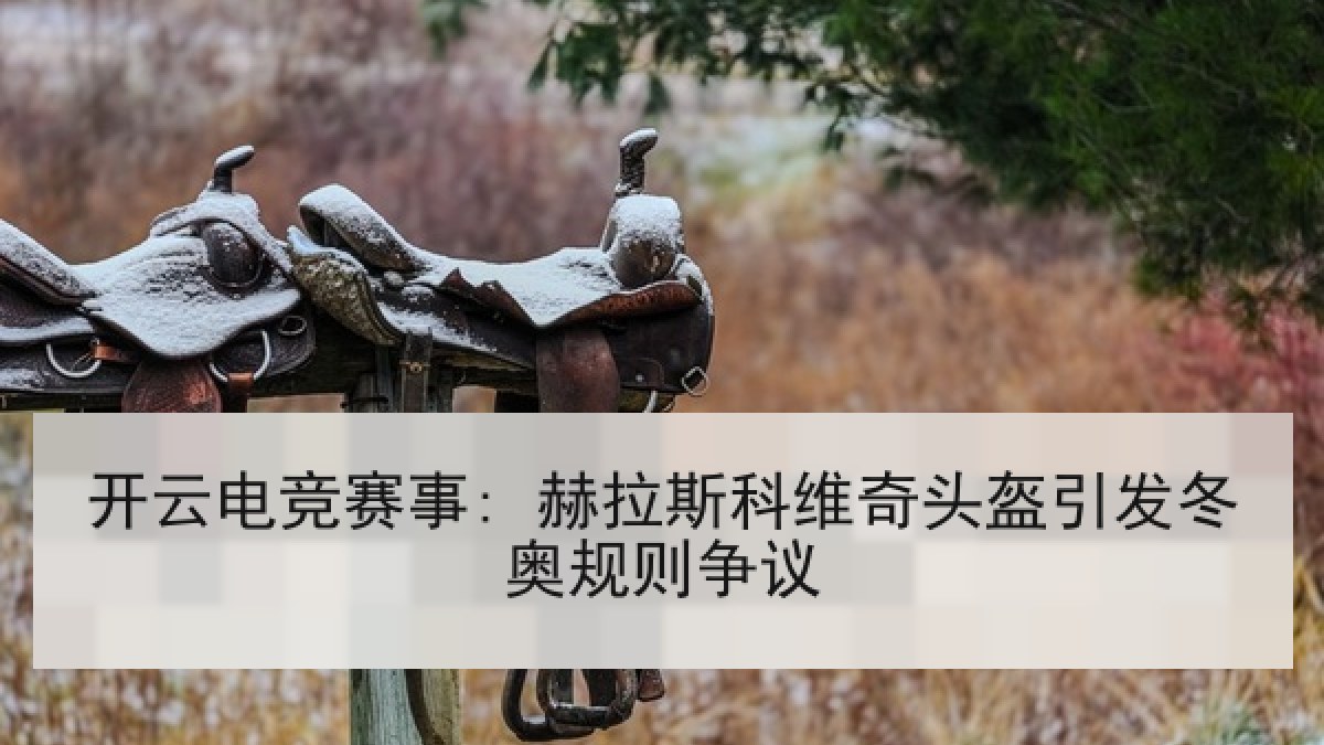 开云电竞赛事: 赫拉斯科维奇头盔引发冬奥规则争议